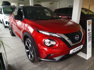 TRUMF- JUKE 1.0 DIG-T 114 7DCT N-CONNECTA + TWO TONE ROOF & EXT. MIRROR COVERS + COLD PACK + 19 / SKLADOVÉ VOZY
